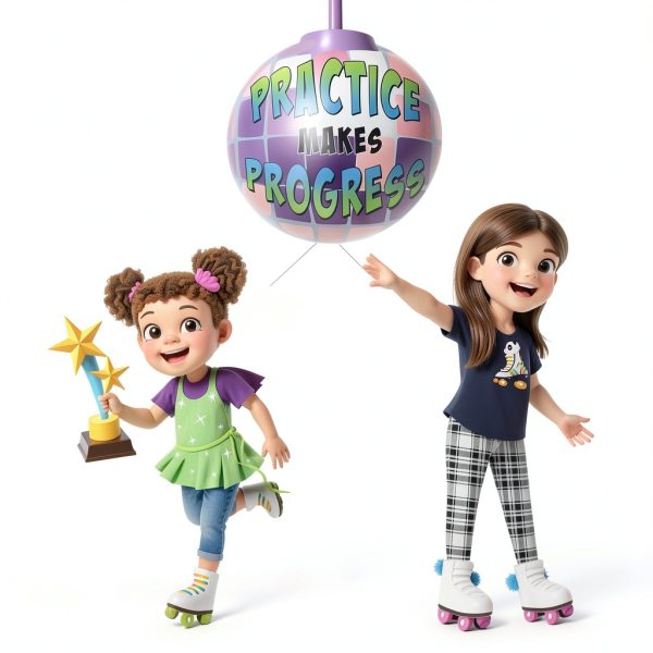 Scoochie & Skiddles Rollerskating eBook for Kids-0